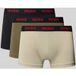HUGO Boxershorts lichtbeige / rood / zwart