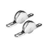 cyclingcolors 2 x schuifdeurrol wieltjes kledingkast wielen wielen 18 mm kast rolwiel meubels raamvleugel riemschijf staal