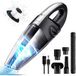 Aspirateur à main, 120W aspirateur voiture, 2200mAh aspirateur à main sans fil, charge rapide avec filtre lavable pour la maison, la voiture, la table, noir