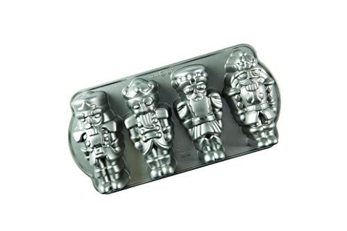 Nordic Ware Notenkraker Snoepkoekjespan - Kerstbakblik - Gegoten aluminium - Zilver