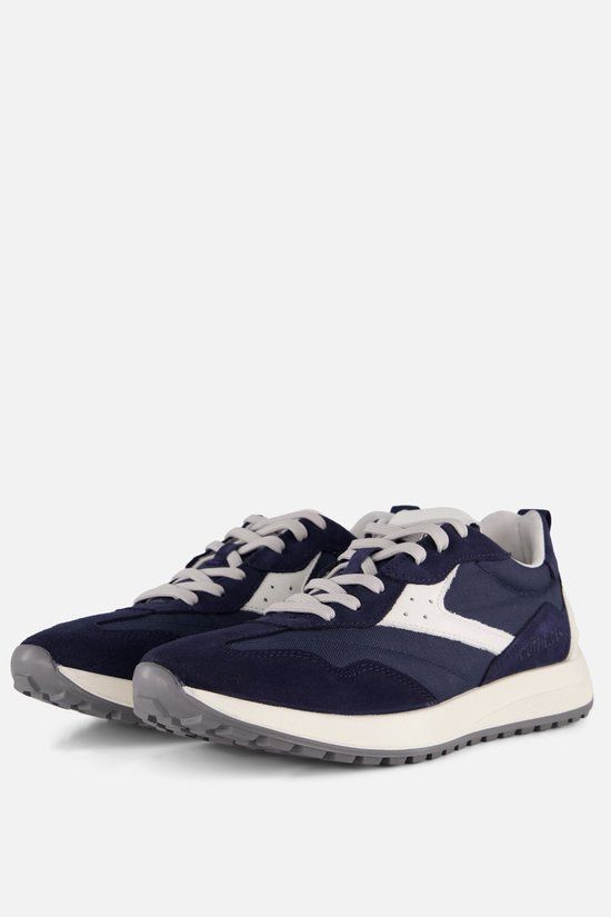 Outfielder Sneakers blauw Suède - Maat 42