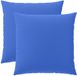 vidaXL - Kussensloop - 2 stuks - HEERLEN - Koninklijk Blauw - 60 x 60 cm - Polyester