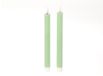 HBX natural living Natural Living Dinerkaarsen LED Groen - Set van 2 - Flikkerende Kaarsen