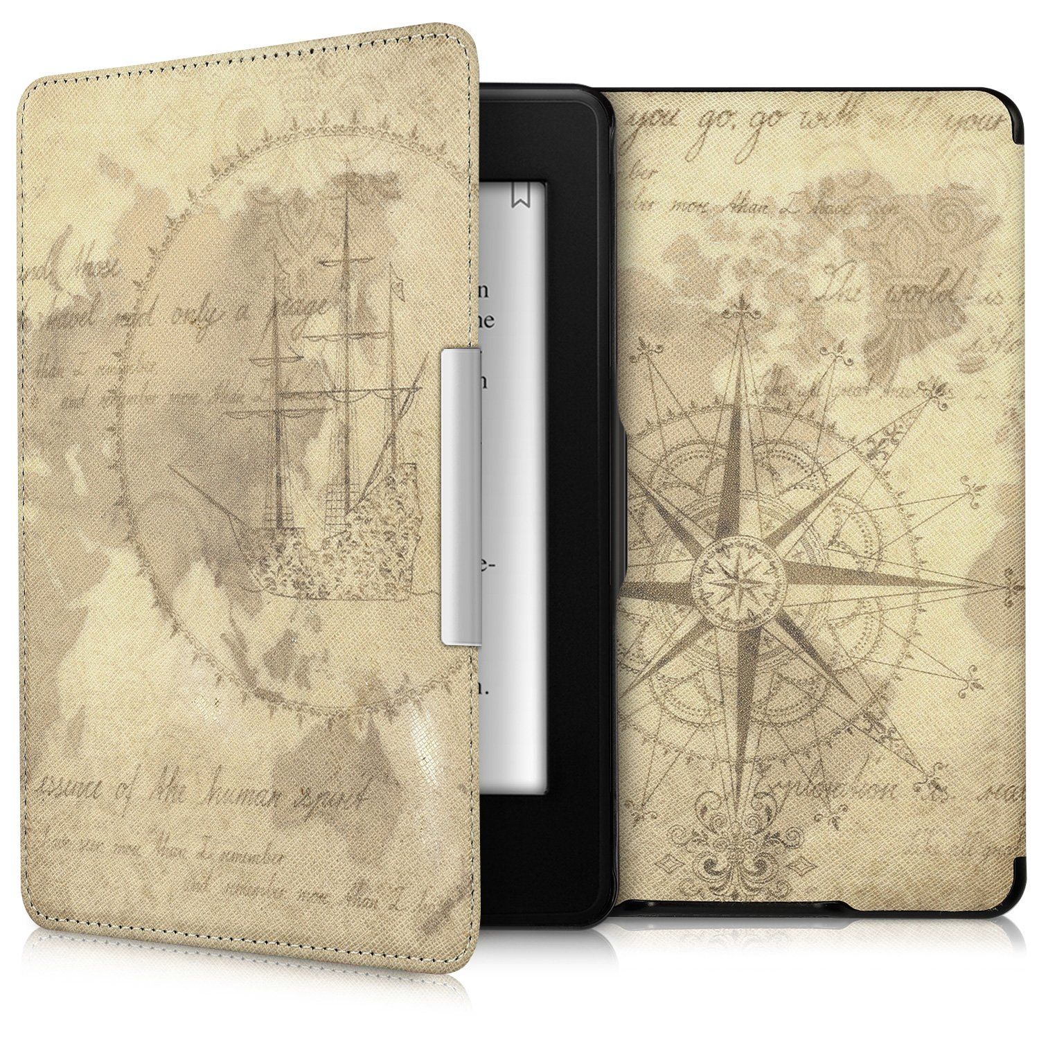 kwmobile Case for Kindle Paperwhite - Brown - Leather