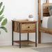 VidaXL Table de chevet bois vieilli 34 x 35,5 x 45 cm bois travaillé