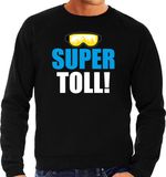 Bellatio Decorations Shoppartners Bv Apres ski trui Supertoll zwart heren - Wintersport sweater - Foute apres ski outfit/ kleding/ verkleedkleding XL