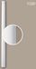 Profhome Colonne pleine 112061 Colonne Élément décoratif style néo-classique blanc