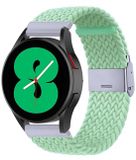 By Qubix Qubix - Braided Nylon Watch Strap for Huawei Watch 5 (42mm) - Light Green
