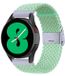 By Qubix Qubix - Braided Nylon Watch Strap for Huawei Watch 5 (42mm) - Light Green