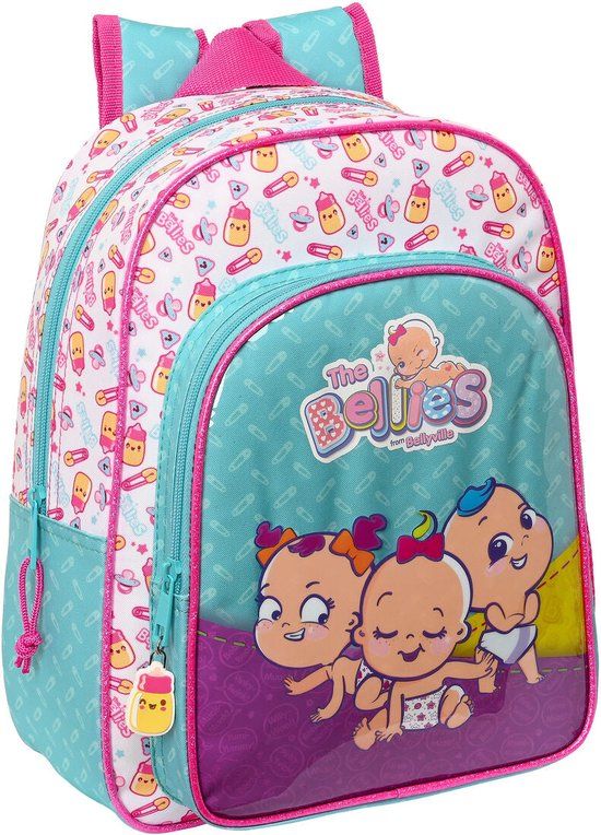 Schoolrugzak The Bellies 12 l - Paars/Turkoois/Wit - Kinderen