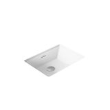 Brazn Rechthoek Onderbouw Wastafel, Wit