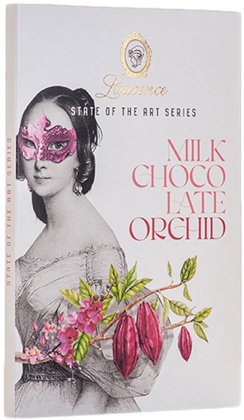 Laurence Melkchocolade met orchideeën, 80 g