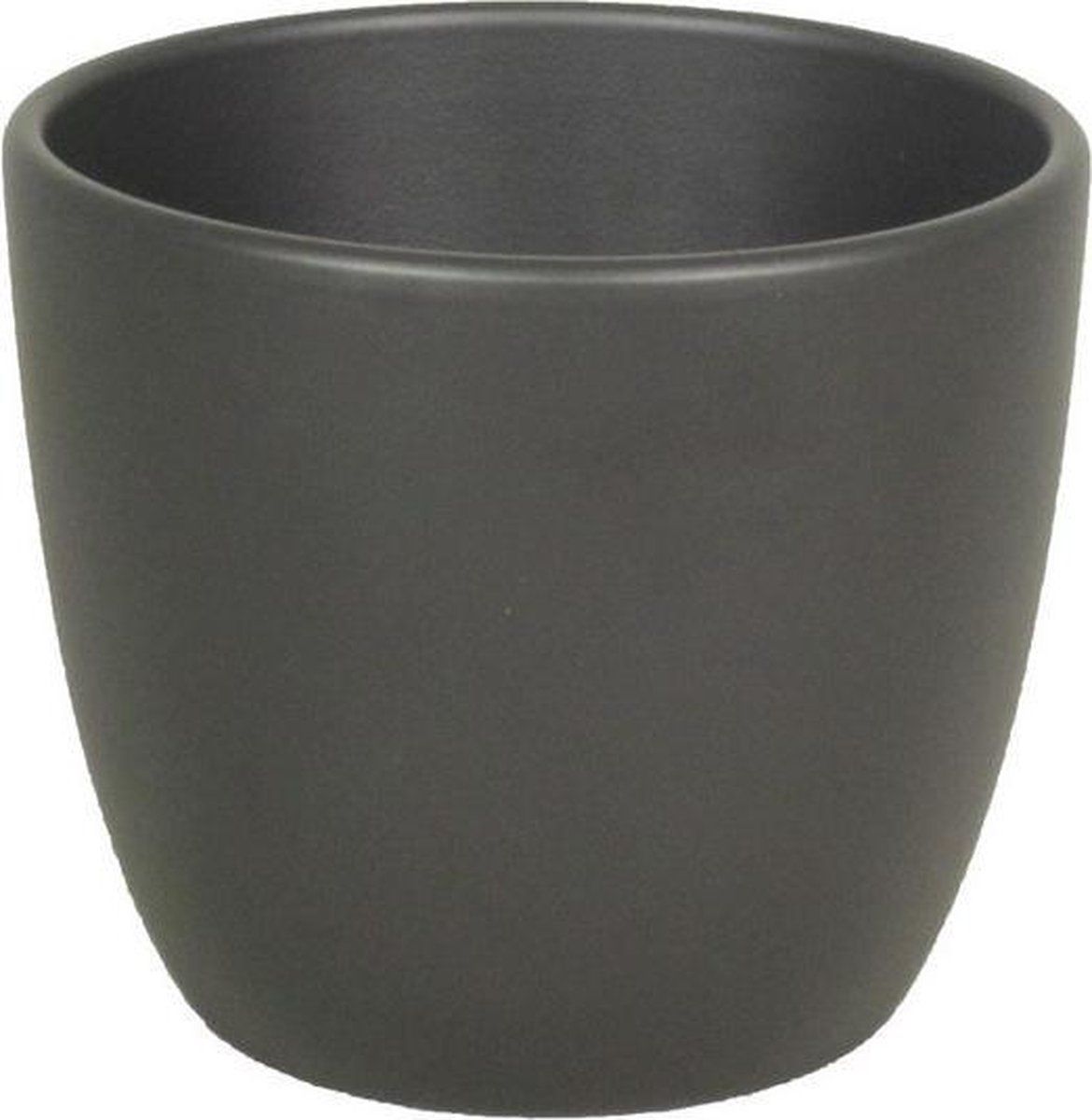 Floran Bloempot mat antraciet grijs keramiek H19 x D22.5 cm
