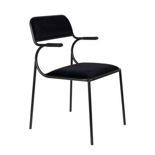 Zuiver Alba eetkamerstoel (set van 2) - Zwart