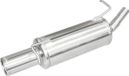 100% InoXcar 100% RVS Sportuitlaat passend voor Ford Ka 1.3 (60pk) 1998- 80mm