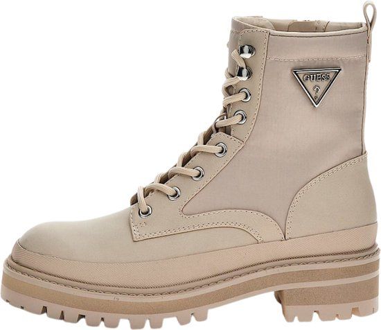 Guess Bada Dames Enkellaarzen - Cream - Maat 39