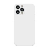Fresnour iPhone 13 Pro Max Hoesje, Transparant, Krasbestendig, Milkshake Wit