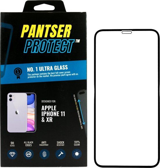 Pantser Protect Case Friendly Screenprotector voor Apple iPhone 11 / XR - Tempered Glass