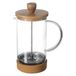 Secret de Gourmet cafetière à piston - verre/bambou - 600 ml