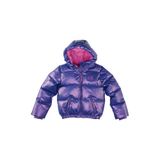 Z8 kids gewatteerde winterjas Gwenne metallic paars