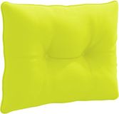 vidaXL Coussin de dossier PUTTEN 100% Polyester Vert vif 50 x 40 x 10 cm