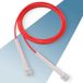 PORTENTUM Verstelbaar springtouw voor speed skipping - licht voor dames, heren en kinderen - fitness, workout, vrouwen- en mannenoefeningen - 2,8 m