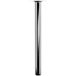 Hettich Pied de table basse cylindrique fixe acier chromé gris, 40 cm