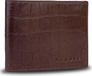 bugatti Lima Portefeuille en cuir avec aspect crocodile - Protection RFID - Marron