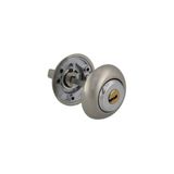 Amig - Insteekslot - Doornmaat: 60 mm - Spindelafstand: 68 mm - Slot voor houten deuren - Met sleutel met rand - Blanco sleutel - Mat messing
