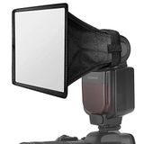 NEEWER Flash Diffuser Light Softbox 5 inch x 4 inch, universeel, opvouwbaar, met opbergtas, compatibel met Canon Nikon Sony Godox Yongnuo NEEWER Le Flash