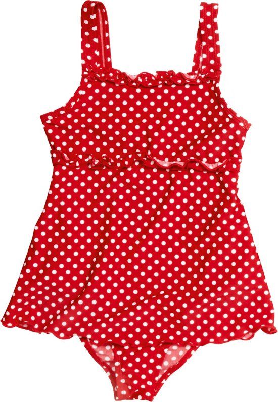 Playshoes UV badpak Kinderen Stippen - Rood - Maat 122/128