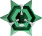 KADAX Kerstboomstandaard met waterreservoir, stabiele kerstboomstandaard van robuuste kunststof, voor bomen, moderne dennenboomstandaard, verschillende maten, groen (boomhoogte tot 2 m)