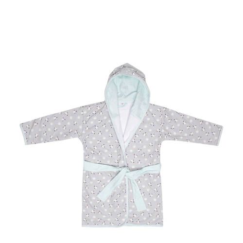 bébé-jou badjas Lou-Lou 86/92 Grijs/mint
