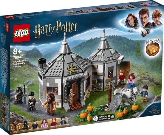 lego Harry Potter Hagrids Huisje: Scheurbeks Ontsnapping - 75947 Een bezoek aan Hagrids huisje loopt uit op een spannende reddingsactie van de hippogrief!