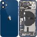 Apple iPhone 12 mini Battery Cover, with Central Housing, Complete Parts, Blue, Premium Exchange