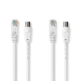Nedis Coax Cable - 3m - White