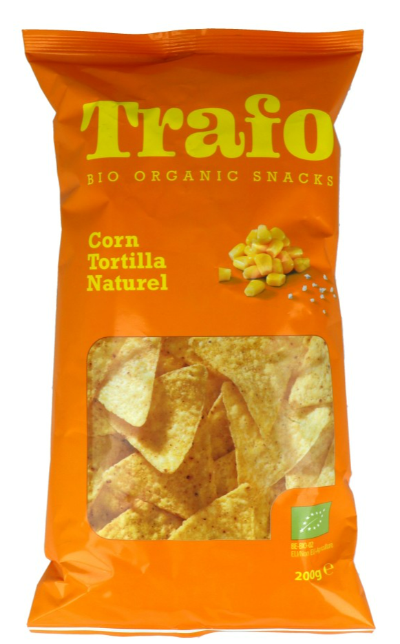 Trafo Trafo Corn Tortilla Naturel Chips  Bio