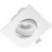 GTV Volare Led-inbouwspot, vierkant, draaibaar, 10 W, 800 lm, 3000 K, warmwit, hoek 38, IP20, directe aansluiting 230 V, accentverlichting, wit
