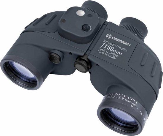 Bresser Nautic 7x50 WD/KMP Waterproof Binoculars with Compass