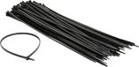 Sapiselco Kabelbinders Zwart - 380x4,5mm - Tie Wraps 100 Stuks