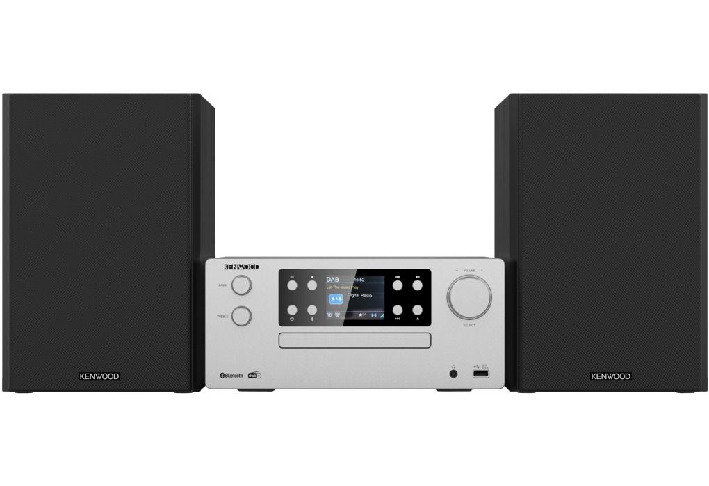 Kenwood Audio Kenwood M-925DAB-S Home Audio Micro System - Black/Silver