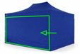 Easy-up paroi latérale 4,5 m pour tentes de réception ALU 3x4,5 m – PVC 450 g/m², étanche - Bleu
