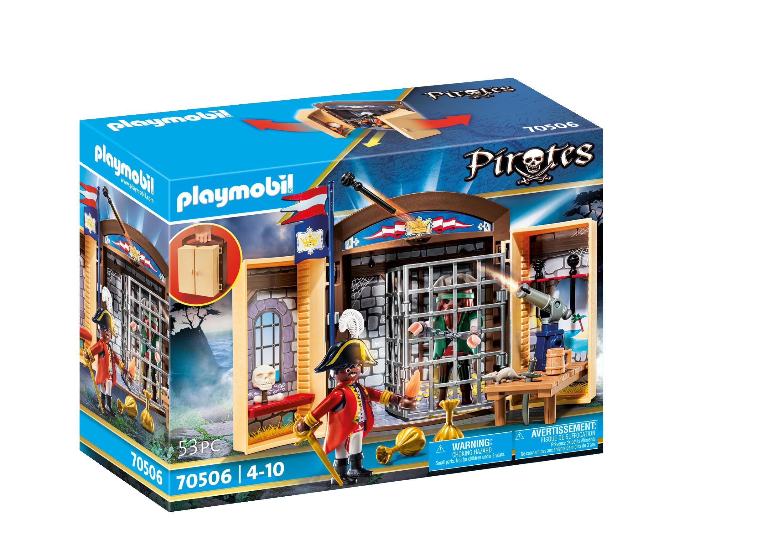 Playmobil Pirates 70506 - Speelgoedfiguren kinderen - Meerkleurig - 4+ jaar
