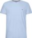 Tommy Hilfiger Stretch Slim Fit Tee Heren T-shirt Korte Mouw Ronde Hals Blauw S