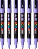 Posca Stiften PC-3M Fine Tip - Lila paars - 6 stuks