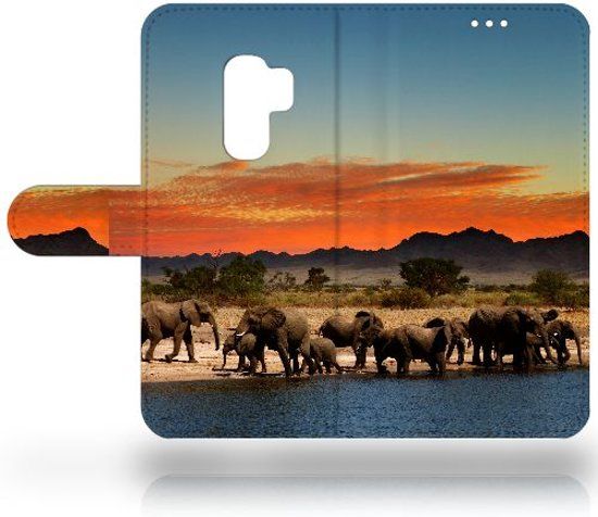 B2Ctelecom Samsung Galaxy S9 Plus Design Hoesje Olifanten