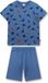 Sanetta Pyjama Dierenprint Blauw Korte Mouw Katoen Maat 128