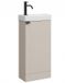 Badplaats Toiletmeubel Orion 40 x 22 cm – Beige – Fonteinmeubel met Wastafel