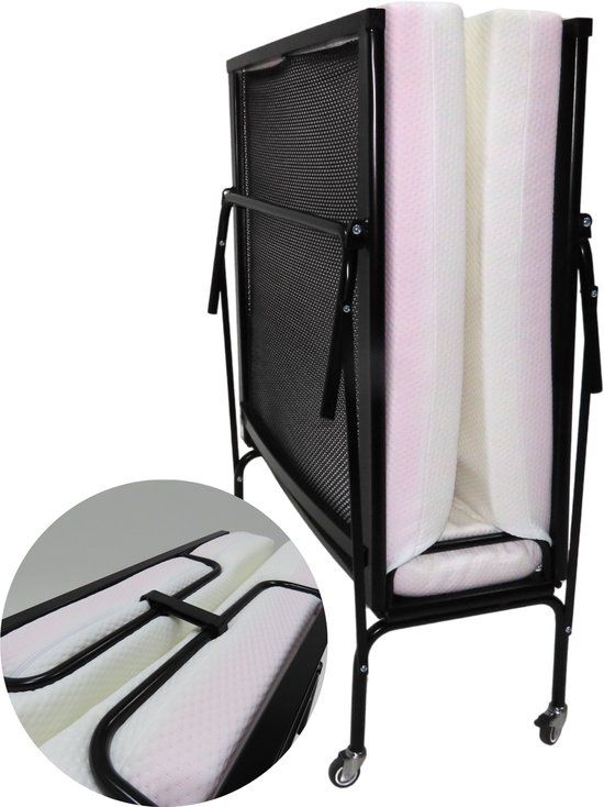 Troonz Logeerbed Gino 80x200 cm - Opklapbed met matras