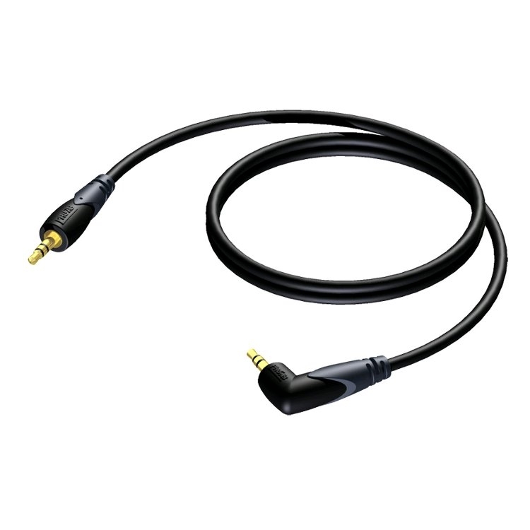 Procab CLA718 stereo mini-jack - stereo mini-jack haaks 1.5m